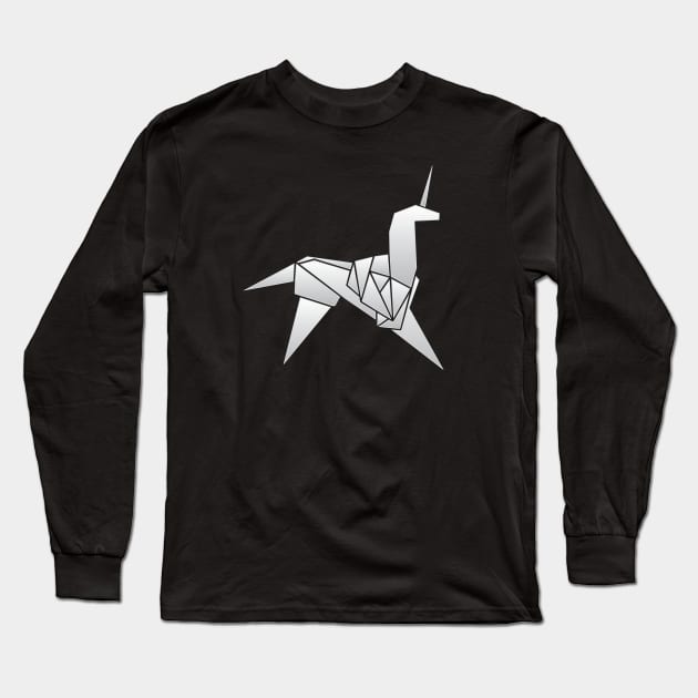 Blade Runner / Origami Unicorn Long Sleeve T-Shirt by Woah_Jonny